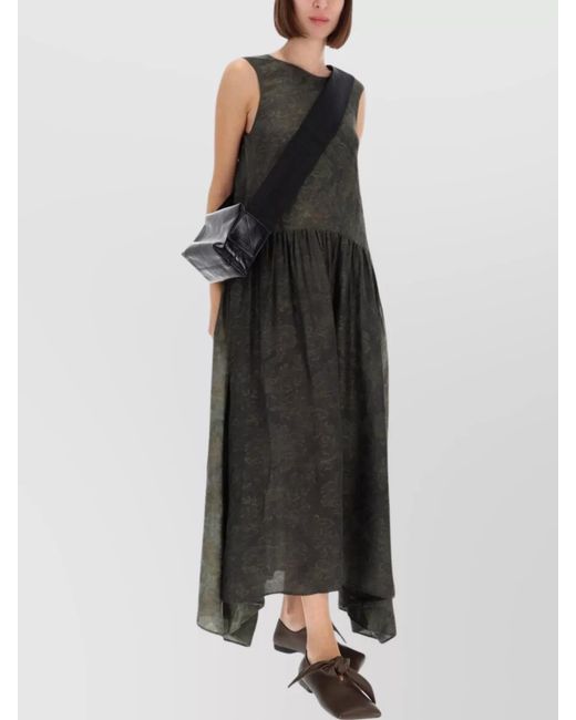 Uma Wang Black Avery Midi Dress