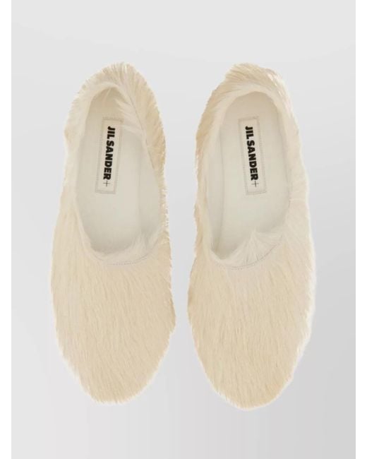 Jil Sander Natural Leather Slippers
