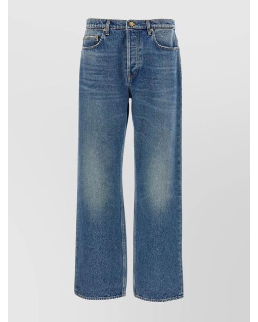 Golden Goose Deluxe Brand Blue Denim Straight-Leg Jeans for men