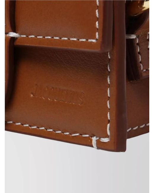 Jacquemus Brown Na Leather Airpods Case