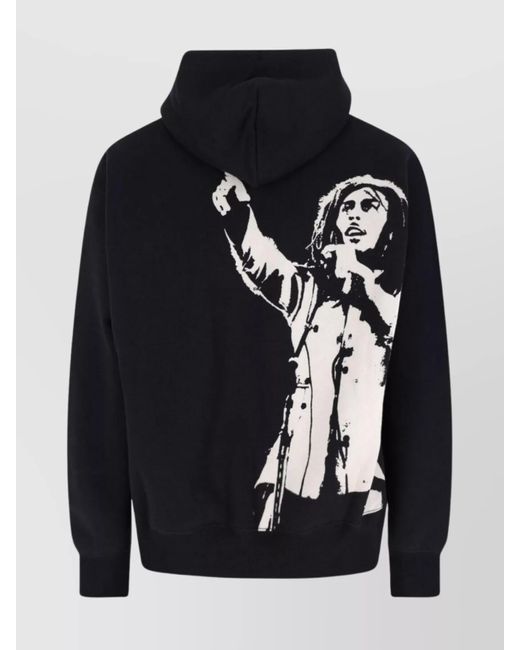 Junya Watanabe Blue Cotton Hoodie for men