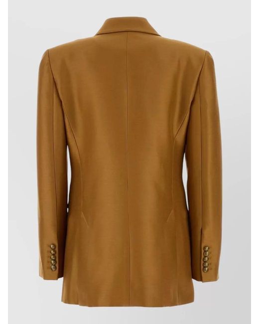 Zimmermann Natural Wool Silk Blazer