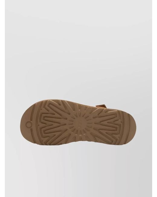 Ugg Brown Leather Clog Sandals for men