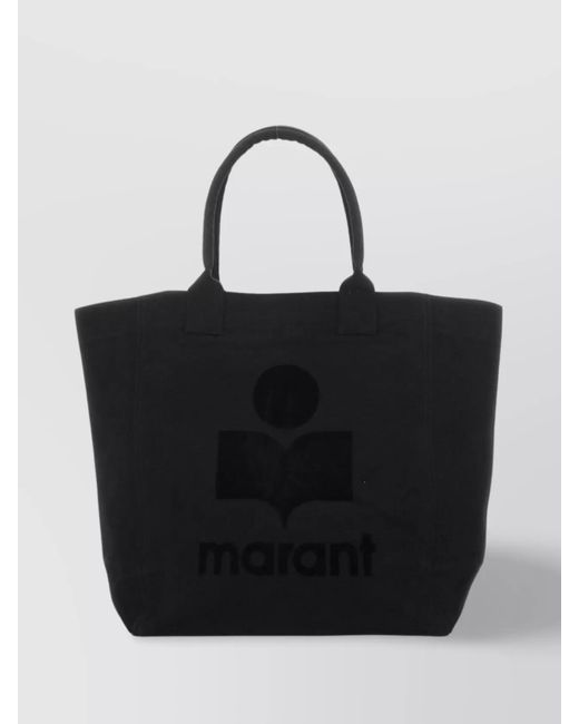 Isabel Marant Black Yenky Small Canvas Tote Bag