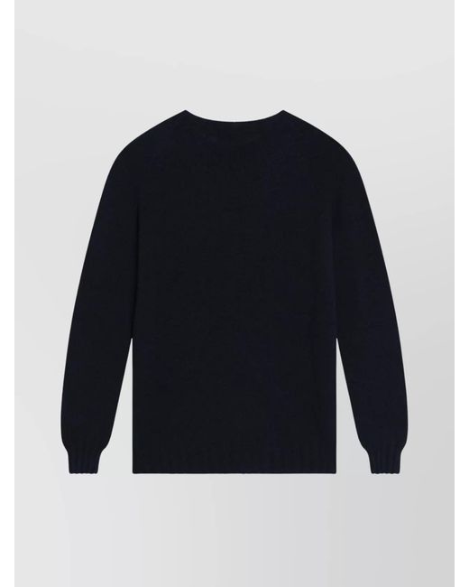 Tagliatore Blue Cashmere Sweater for men