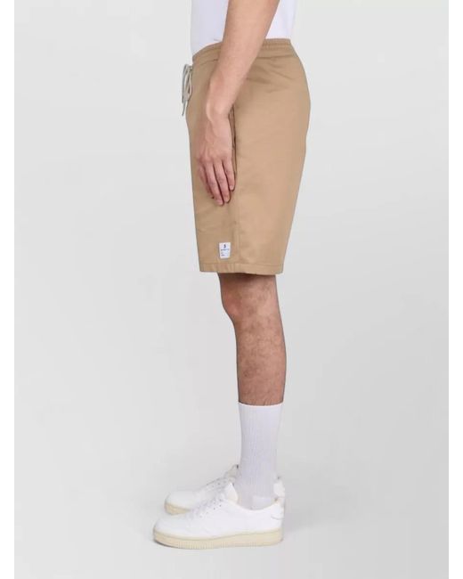 Department 5 White Drawstring Bermuda Shorts Elastic Waist Pockets for men