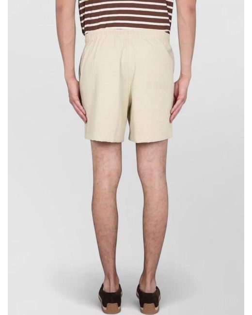 Howlin' By Morrison Natural Holdon Bermuda Shorts Elastic Waist for men