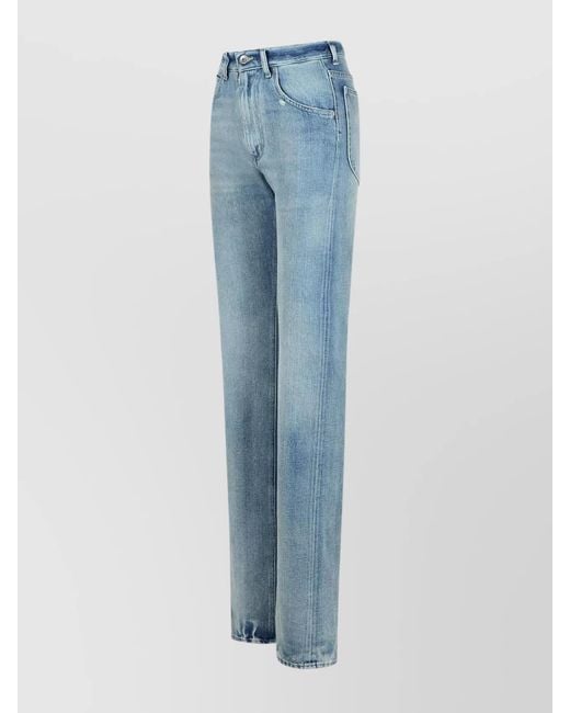 Maison Margiela Blue Denim Straight-Leg Jeans