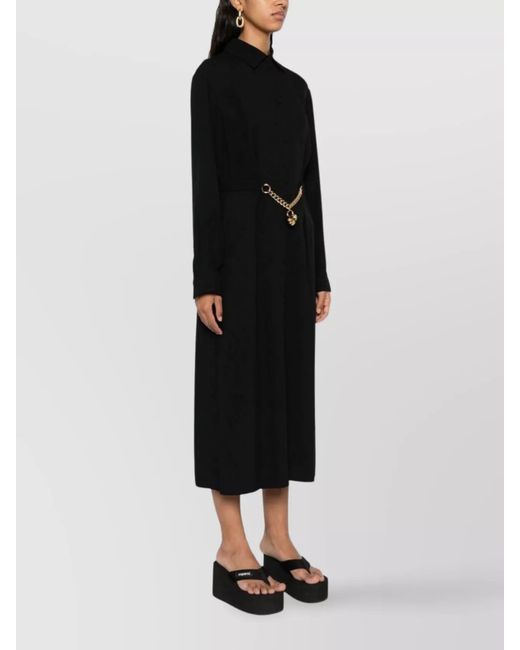 Moschino Black Midi Dress