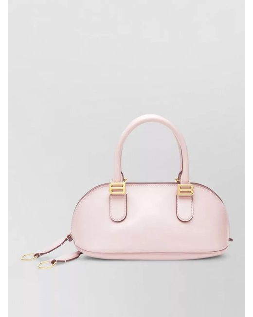 Balenciaga Pink Shoulder Bag Detachable Strap Hardware