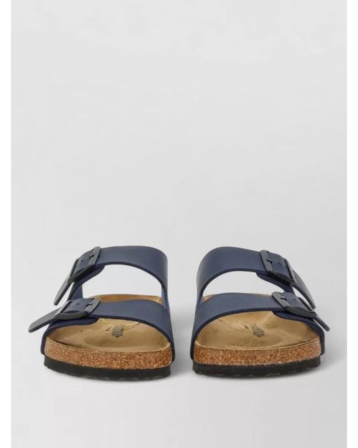 Birkenstock Blue Flat Sole Open Toe Summer Sandals