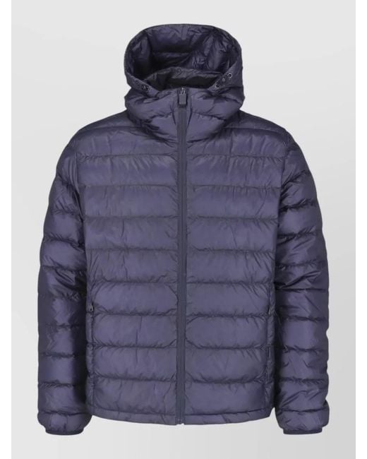 Aspesi Blue Puffer Coat for men