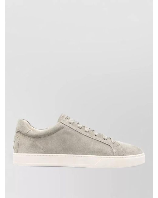 Tod's Natural Leather Low-Top Sneakers for men