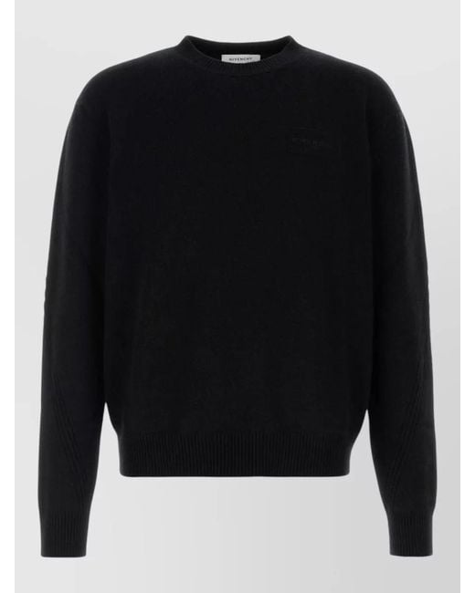 Givenchy Black Cashmere Wool Jumper for men