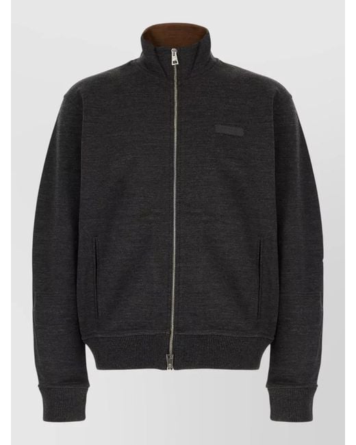 Givenchy Black Wool Bomber Jacket for men