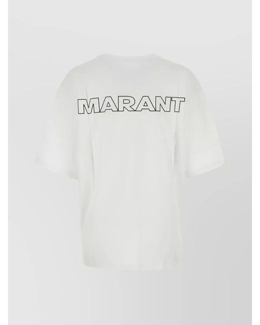 Isabel Marant White Oversized T-Shirt for men