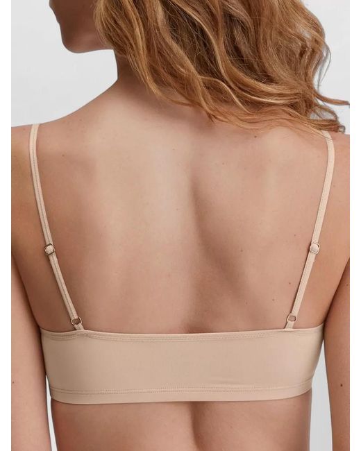 Calida Natural Bustier Top Adjustable Straps Seamless Design