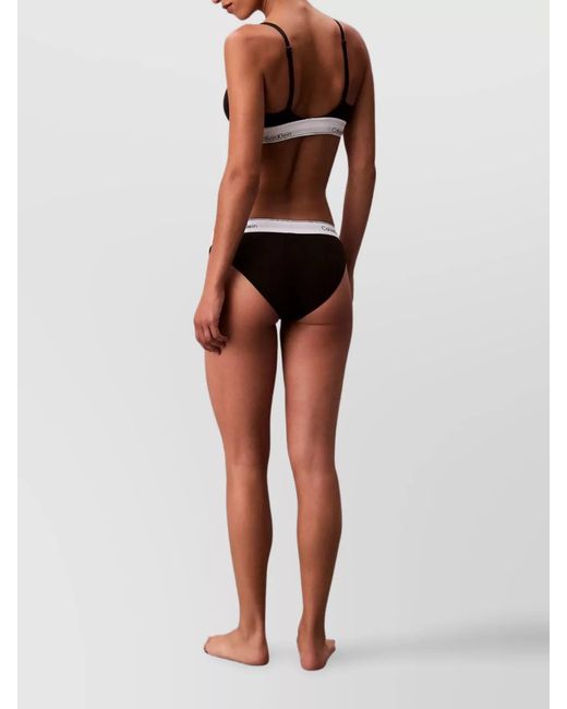 Calvin Klein Brown Lightly Lined Triangle Bra
