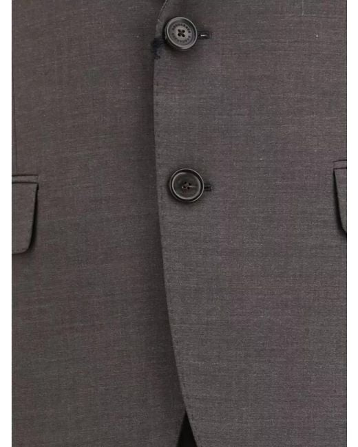 DSquared² Gray Wool Single Breasted Two Piece Suit for men