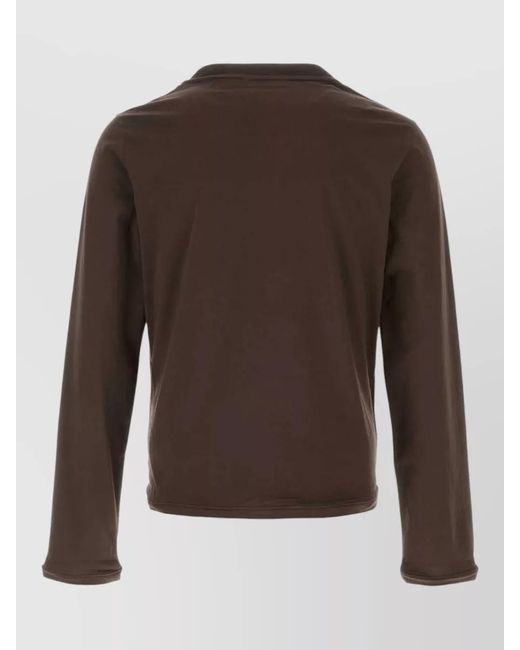 Prada Brown Cotton T-Shirt for men