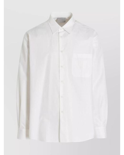 VTMNTS White Cotton Shirt for men