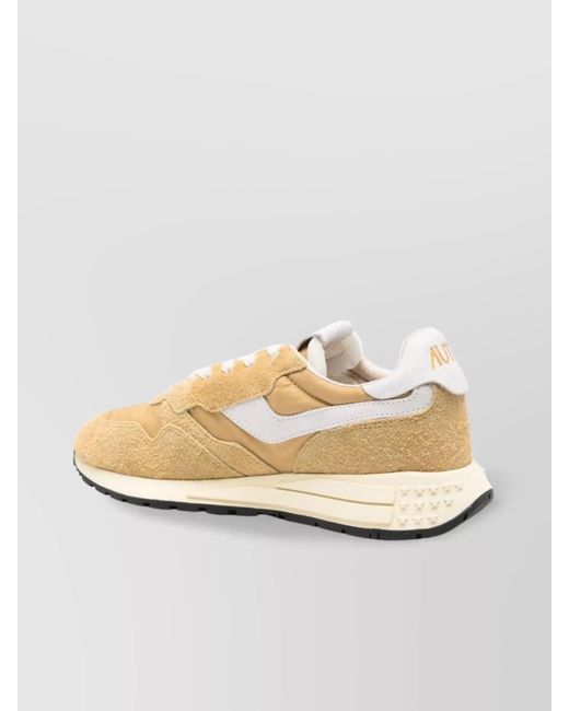 Autry Natural Leather Low-Top Sneakers for men