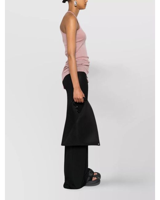 MM6 by Maison Margiela Black Japanese Small Mesh Tote Bag