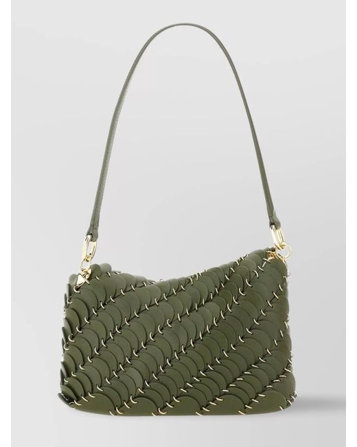 Rabanne Green 1969 Chain Mail Shoulder Bag
