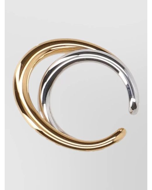Charlotte Chesnais Metallic Open Band Two Tone Polished Ring