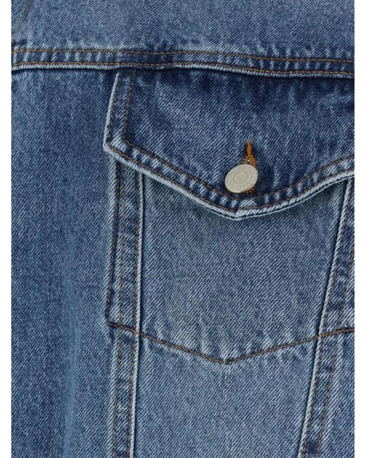 Magliano Blue Denim Loose-Fit Jacket