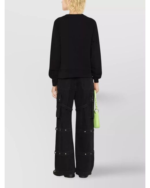 Moschino Black Cotton Sweatshirt