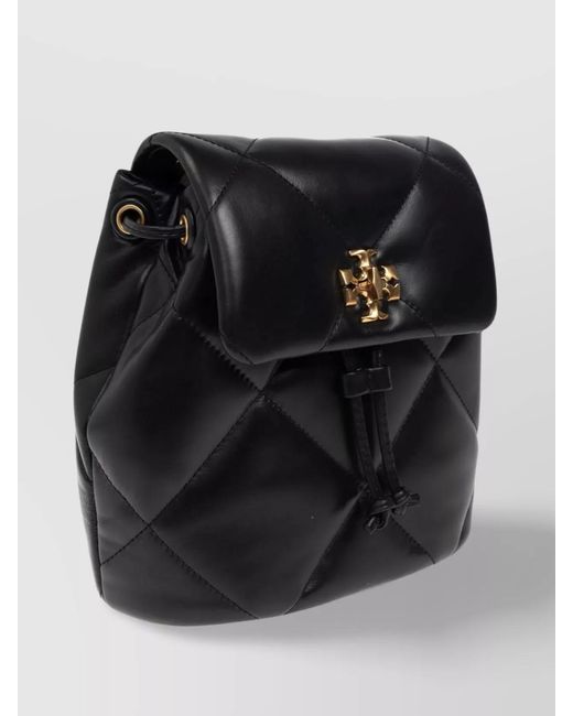 Tory Burch Black Kira Mini Leather Backpack