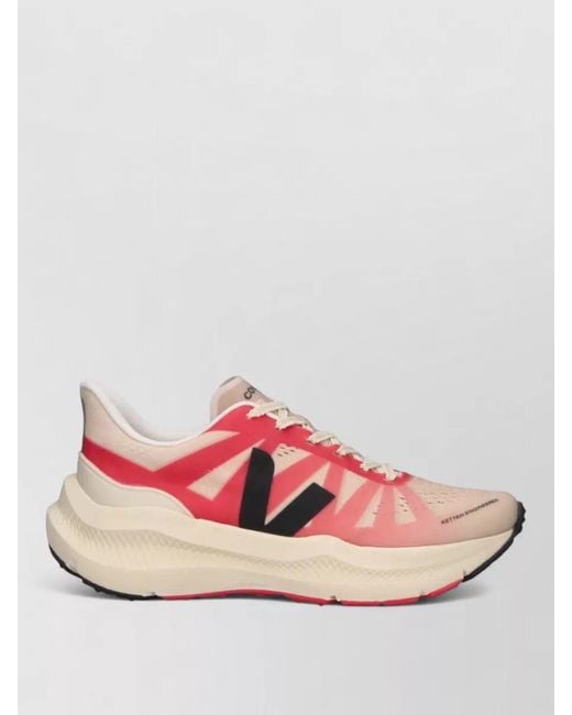 Veja Pink Low Top Sneakers