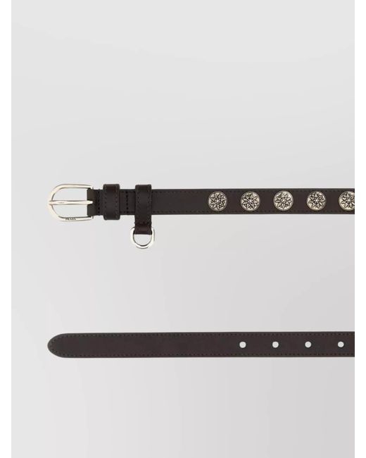 Prada Brown Leather Belt