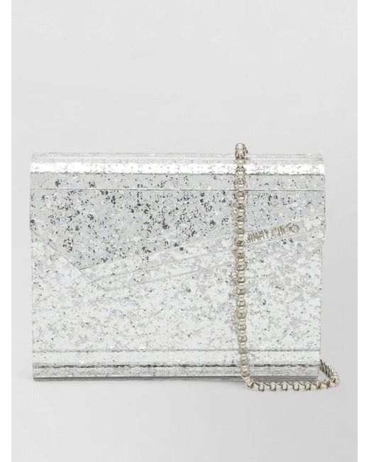 Jimmy Choo Gray Candy Clutch Bag
