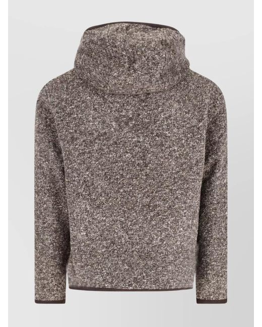 K-Way Gray Crewneck Hoodie for men
