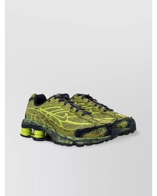 Nike Green Textile Low-Top Sneakers
