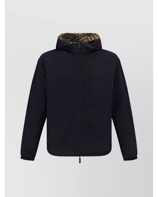 Burberry White Embroidered Reversible Jacket for men