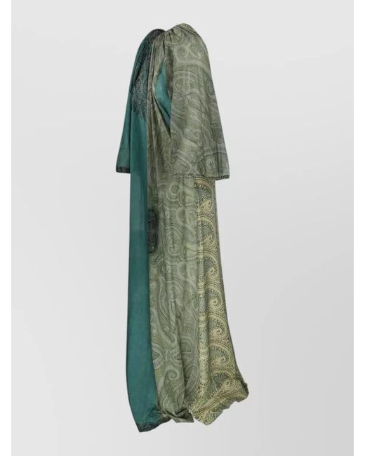 Pierre Louis Mascia Green Silk Beach Dress
