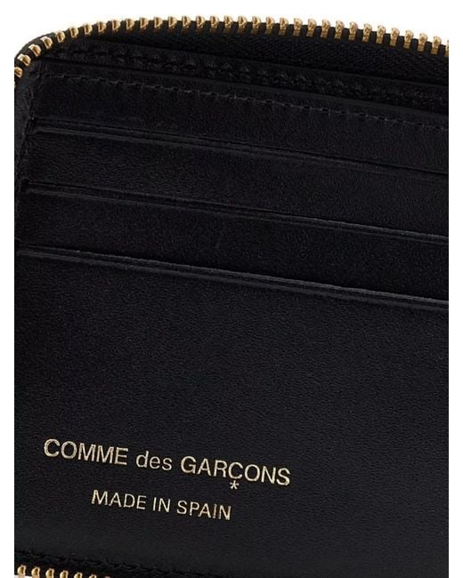Comme des Garçons Black Leather Zip Wallet