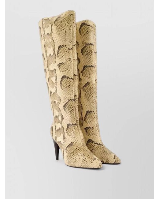 Isabel Marant Metallic Leather High Boots