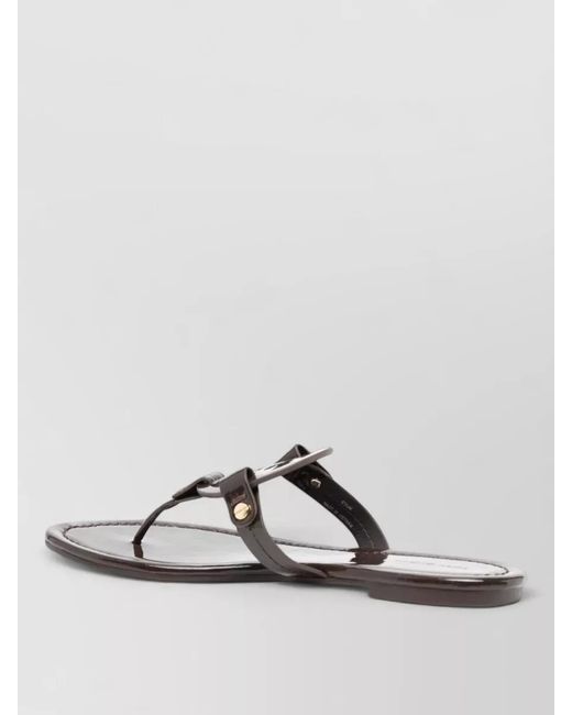 Tory Burch Multicolor Leather Flat Sandals