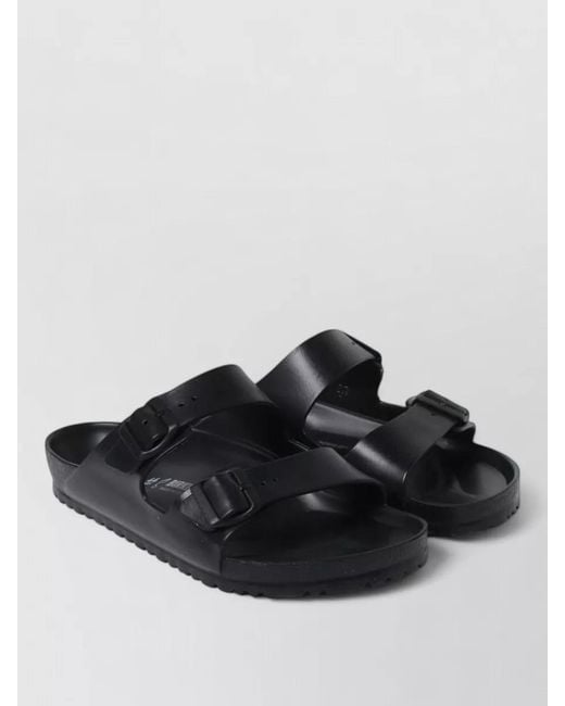 Birkenstock Black Eva Flat Sandals Open Toe Buckle for men