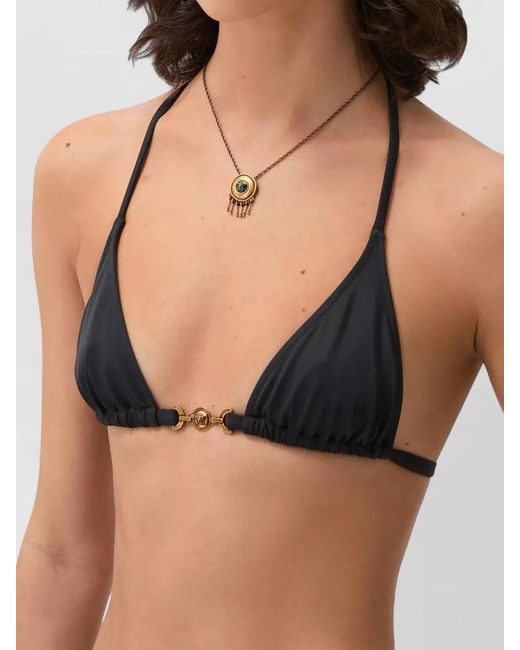 Versace Black Bikini Top
