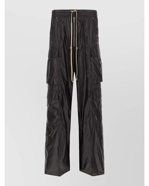 Rick Owens Multicolor Nylon Cargo Trousers for men