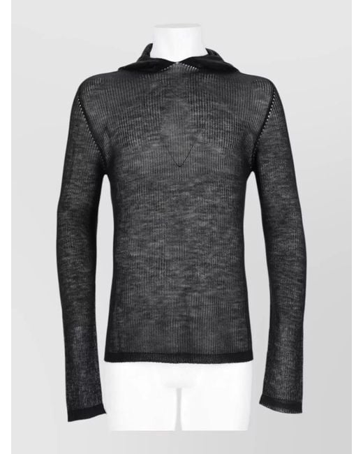 Rick Owens Black Cashmere Lightweight Jacket for men