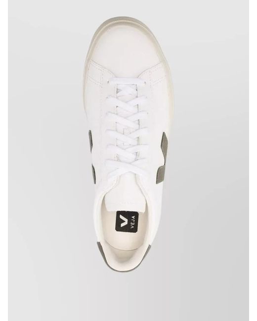 Veja Natural Leather Low-Top Sneakers for men