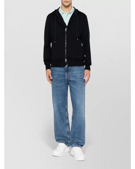 Paul Smith Black Zip Up Hoodie for men
