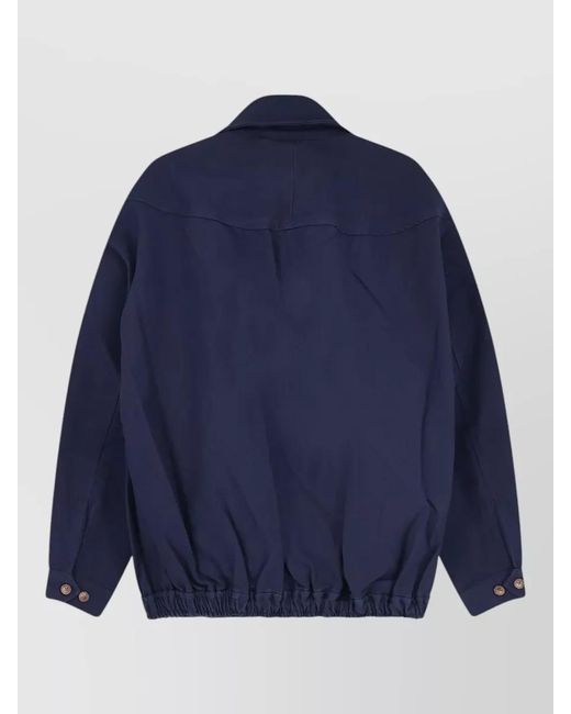 Polo Ralph Lauren Blue Denim Oversized Bomber Jacket