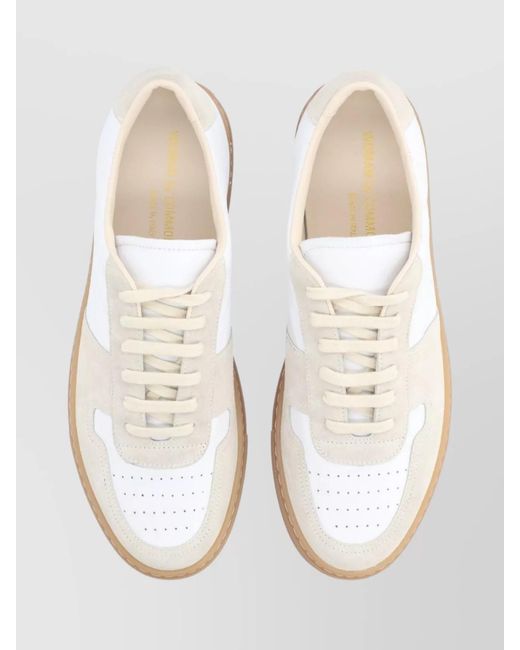 Common Projects White Leather Low-Top Sneakers